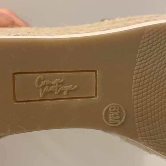 Women's Tan Jaussie Espadrille Wedge Sandal | Size 6.5 Women | BRAND NEW - Picture 7 of 10